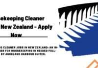 Housekeeping Jobs In New Zealand 2023