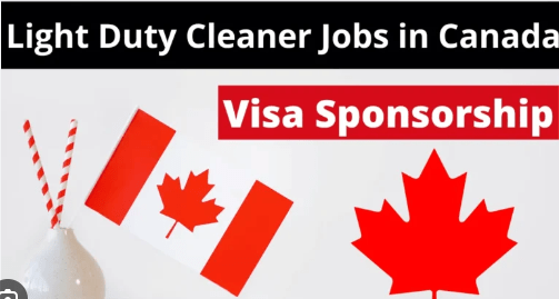 Cleaner Jobs in Canada with Visa Sponsorship