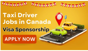 Taxi Driver Jobs In Canada 2024 – Apply Online