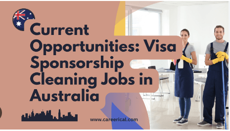 cleaning jobs in australia for foreigners with visa sponsorship