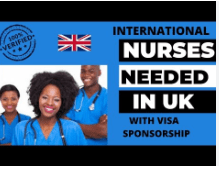 Nursing Jobs in UK with Visa Sponsorship