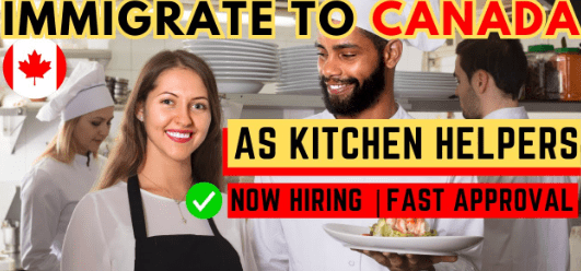 Kitchen Helper Jobs in Canada with LIMA Visa Sponsorship 2024